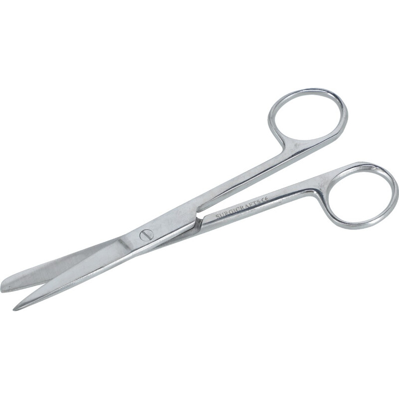 Nožnice rovné hrotnato tupé, 14cm