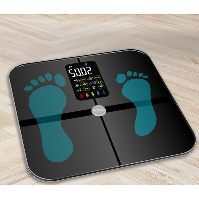 SMART váha s diagnostikou 15 telesných parametrov + LED displej, Bluetooth a mobilná aplikácia
