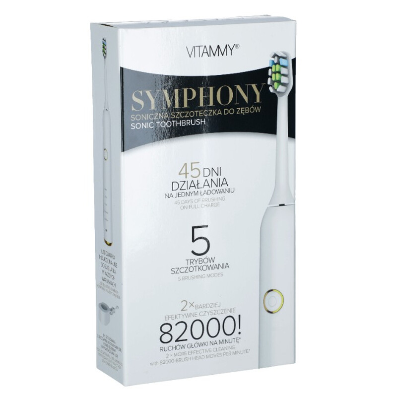 Sonická zubná kefka VITAMMY SYMPHONY White