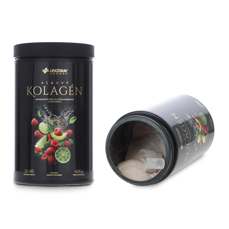 Kĺbový kolagén UNIZDRAV malina & limetka, 20 + 10 dávok zdarma