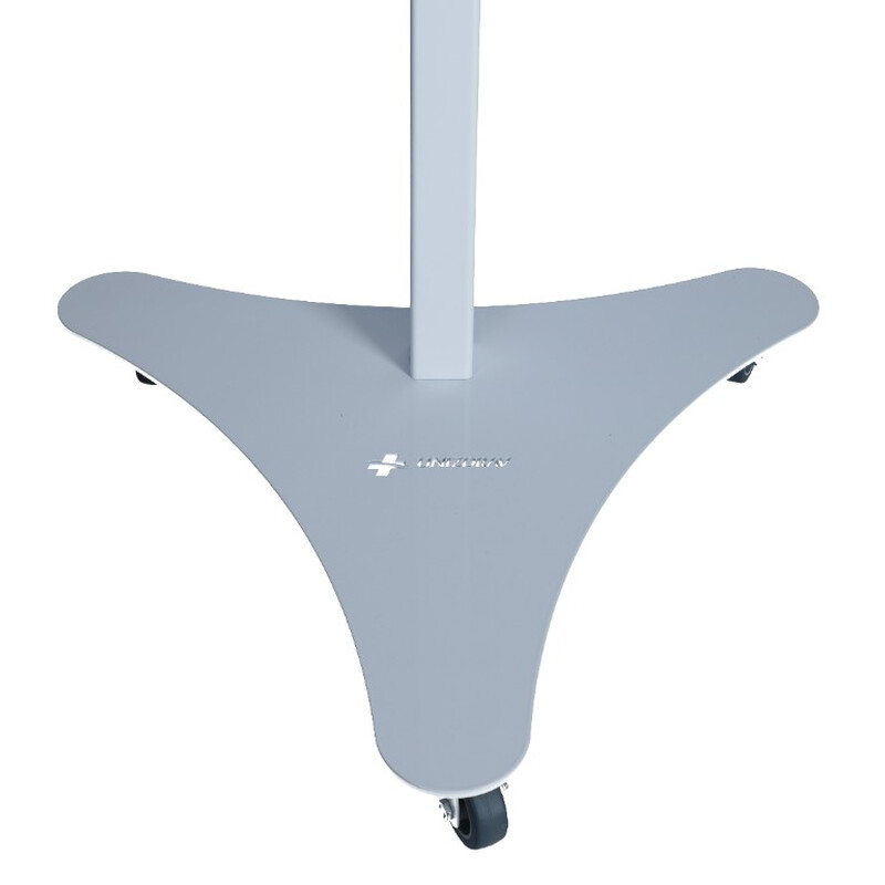 Germicídny žiarič UNIZDRAV s displejom uzavretý mobilný – biele vyhotovenie