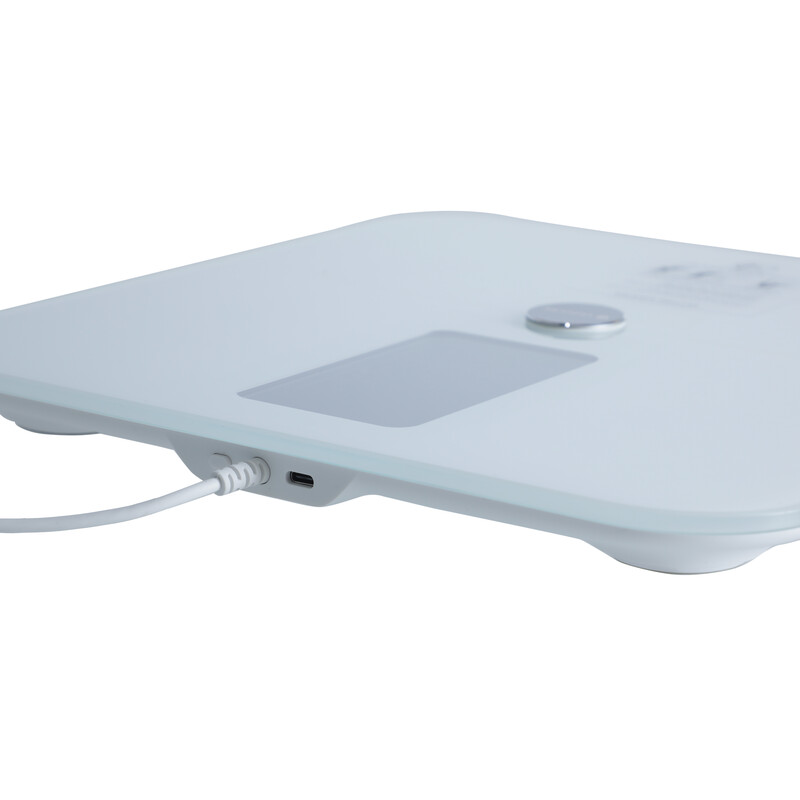 Profesionálna SMART váha s funkciou analýzy tela + mobilná aplikácia, Bluetooth a LED displej