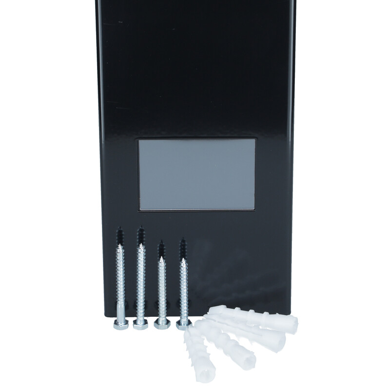 Germicídny žiarič UNIZDRAV s displejom uzavretý nástenný – čierne vyhotovenie