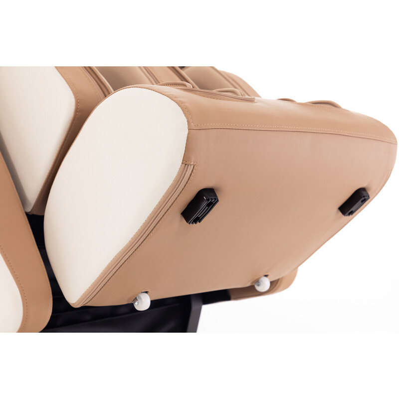 Masážne elektrické kreslo RelaxPro 3D MASSAGER, bielo-hnedé