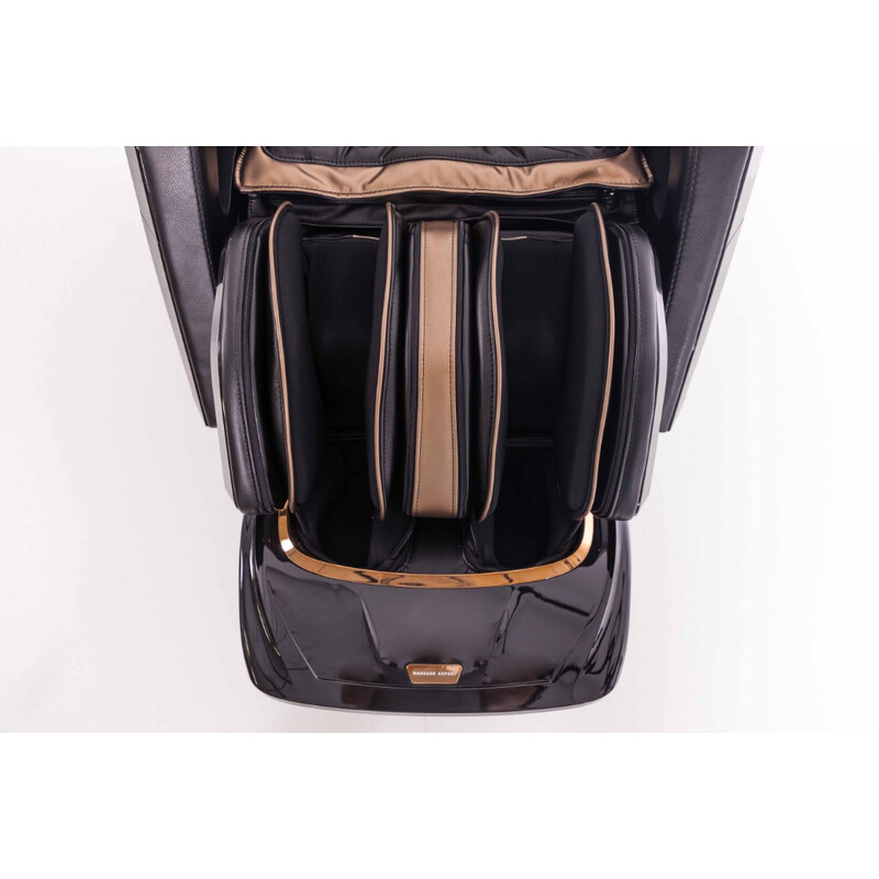 Masážne elektrické kreslo LUX 4D MASSAGER, čiernozlaté