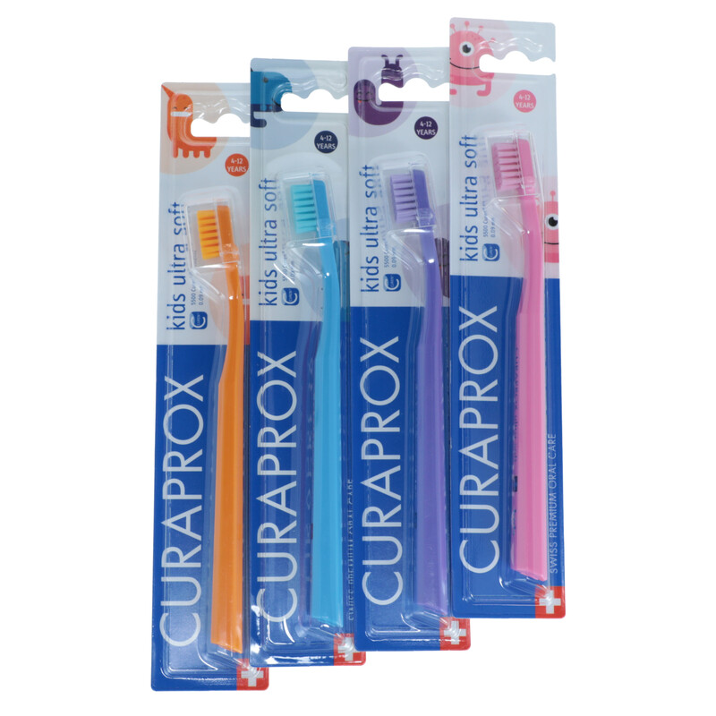 Detská zubná kefka CURAPROX Kids, 4 – 12 rokov