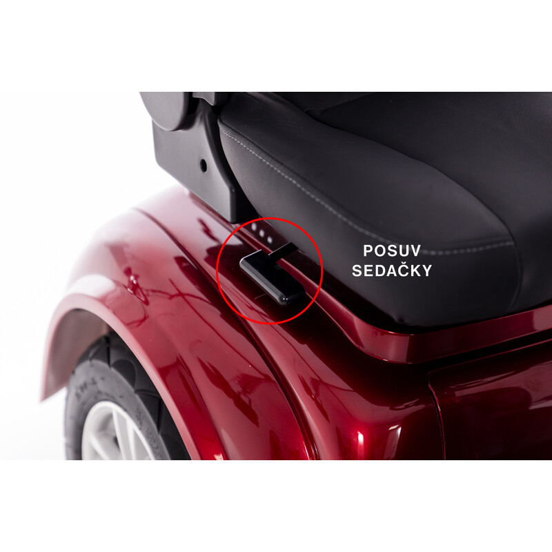 Elektrický skúter MOBILITY Plus - bohatý úložný priestor