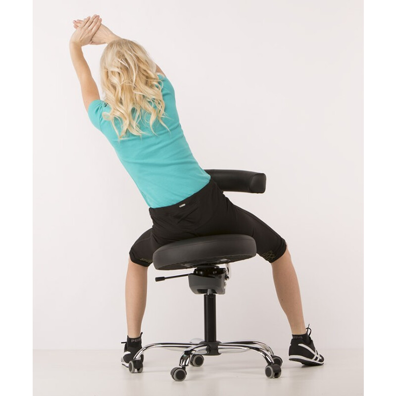 Ergonomická stolička do ambulancie, modrá