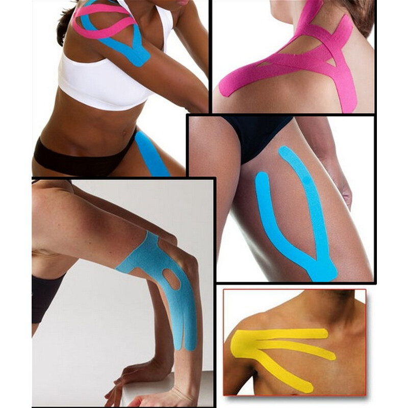 Kinezio tejp  Ares 5 cm x 5 m, žltý