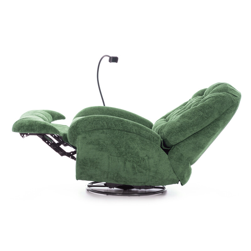 Štýlové relaxačné polohovacie kreslo TRENDY, zelené