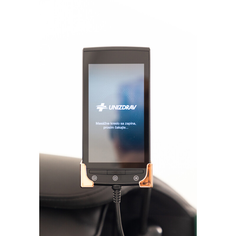 Masážne elektrické kreslo RelaxPro 3D MASSAGER, sivo-čierne