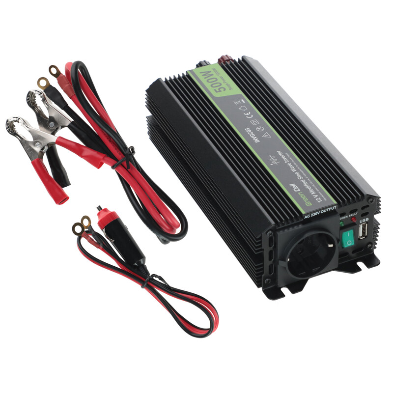 Menič napätia Greencell 500W / 1000W do auta ku kyslikovému koncentrátoru na domáce použitie