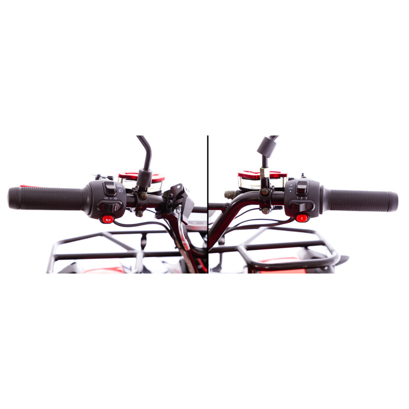 Štvorkolka elektrická UNIZDRAV XTrail (ATV), červená