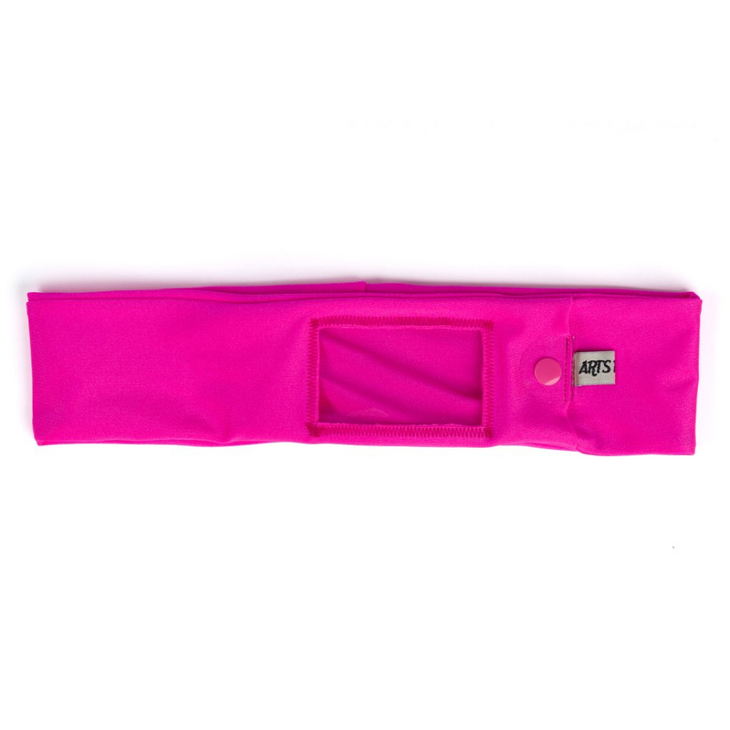 Dia pás na inzulínovú pumpu s okienkom, tmavoružový