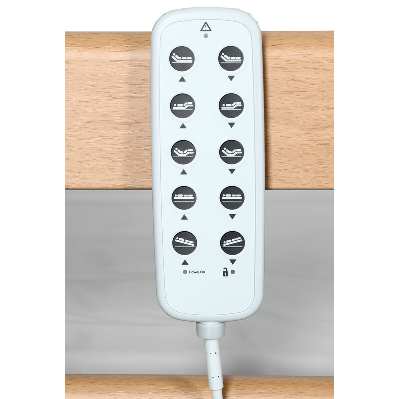 Elektrická polohovacia posteľ COMFORT - POŠKODENÉ ČELO NA BOKU POSTELE