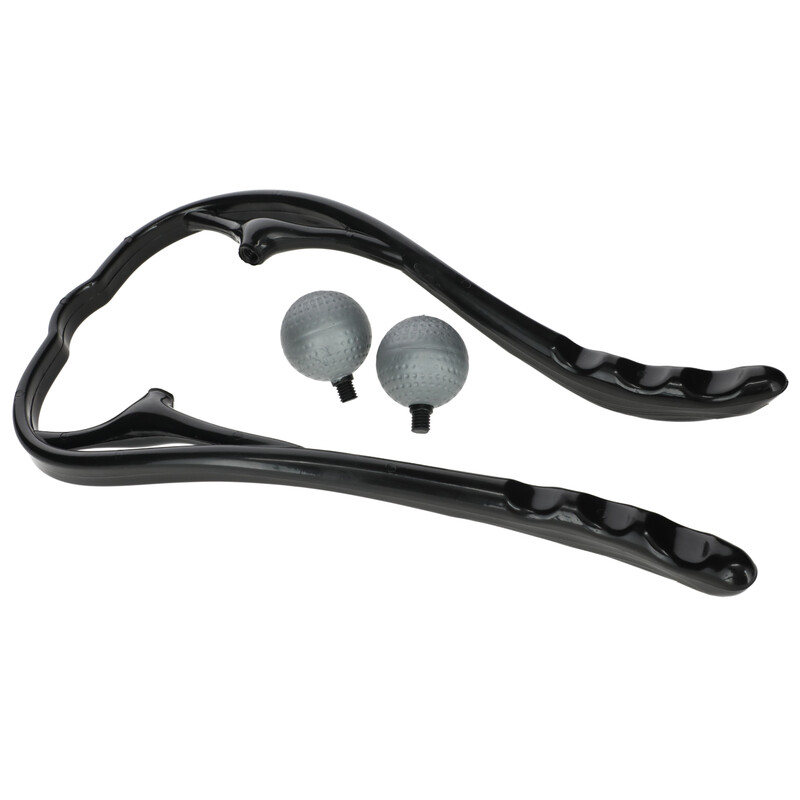 Masážna pomôcka na krk a krčnú chrbticu s 2 hlavicami