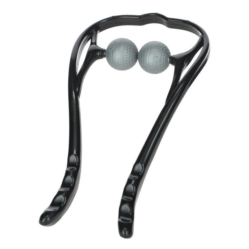 Masážna pomôcka na krk a krčnú chrbticu s 2 hlavicami