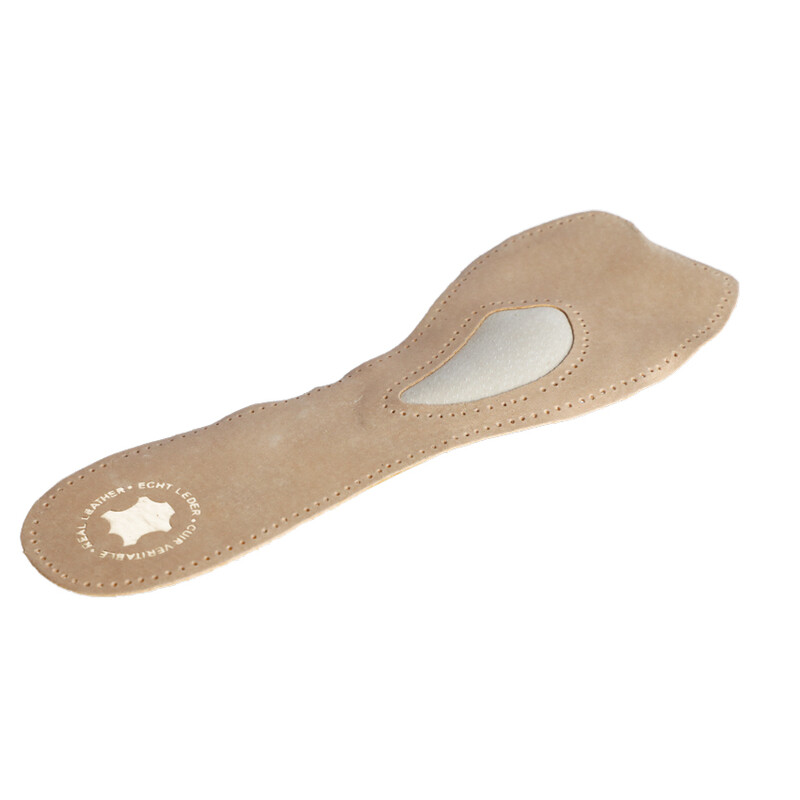 Kožené ortopedické vložky s podporou priečnej klenby