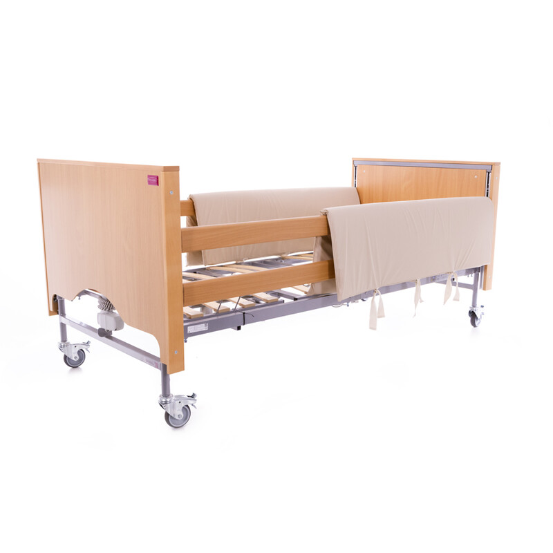 Ochranné návleky na bočnice postele s popruhmi, 1 pár