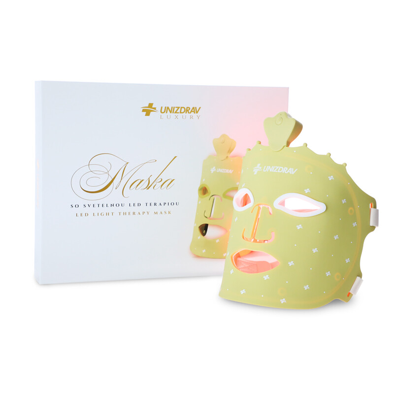 GOLD LED maska so svetelnou terapiou UNIZDRAV