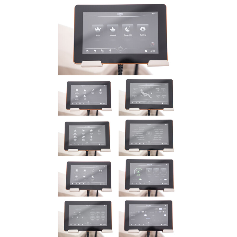 Masážne elektrické kreslo ProLux 4D MASSAGER s ionizátorom vzduchu, biele