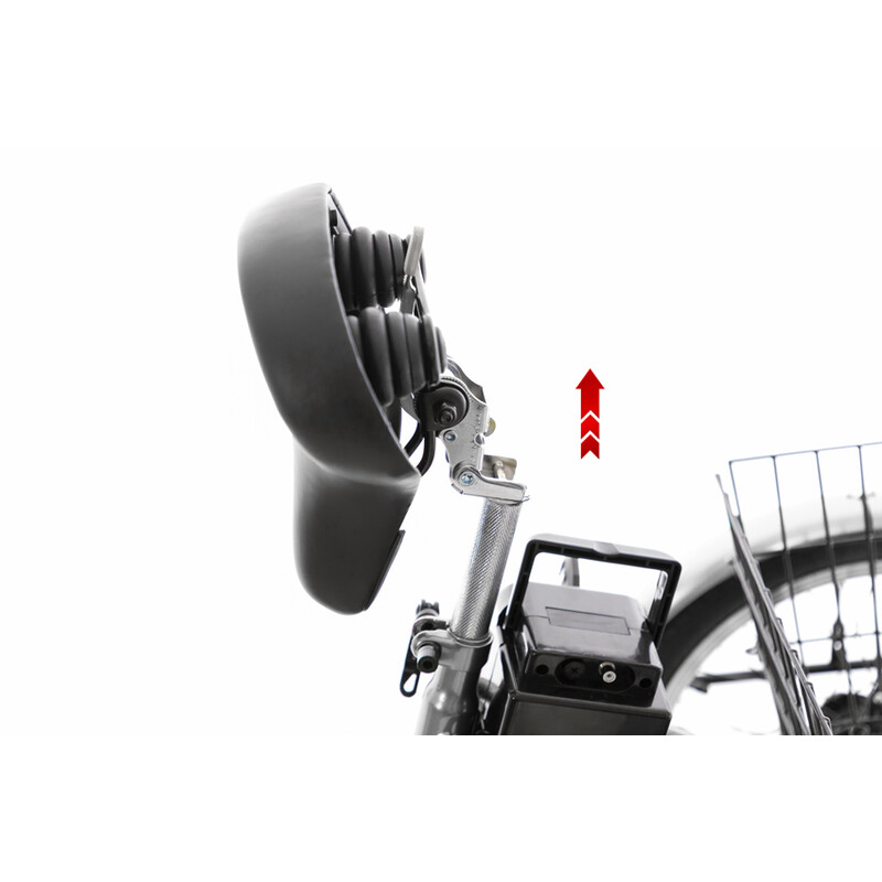 Trojkolesový elektrický bicykel Tornádo ZTECH, strieborný