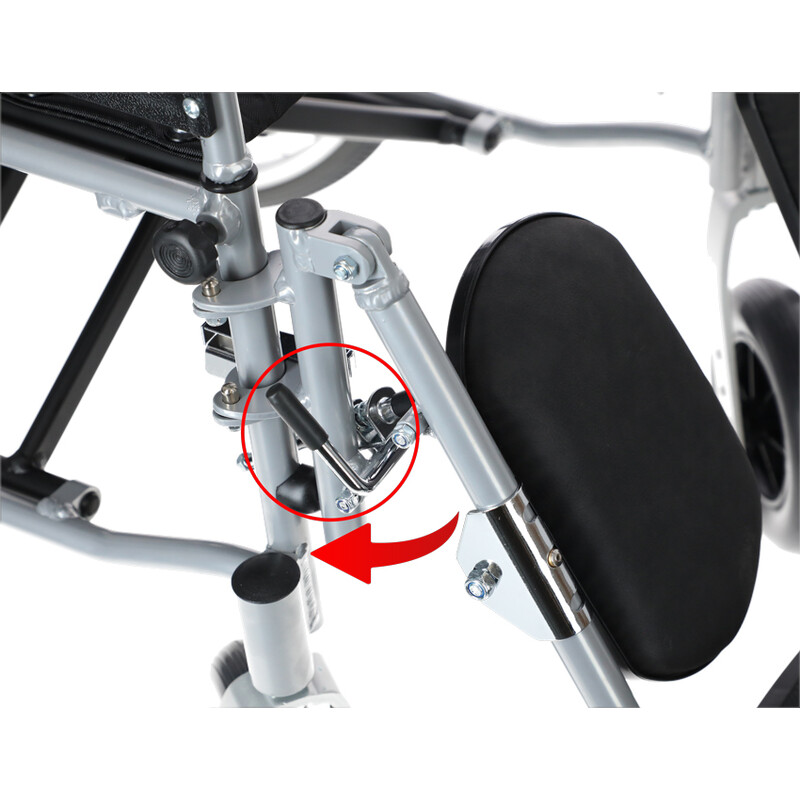 Polohovateľný invalidný vozík