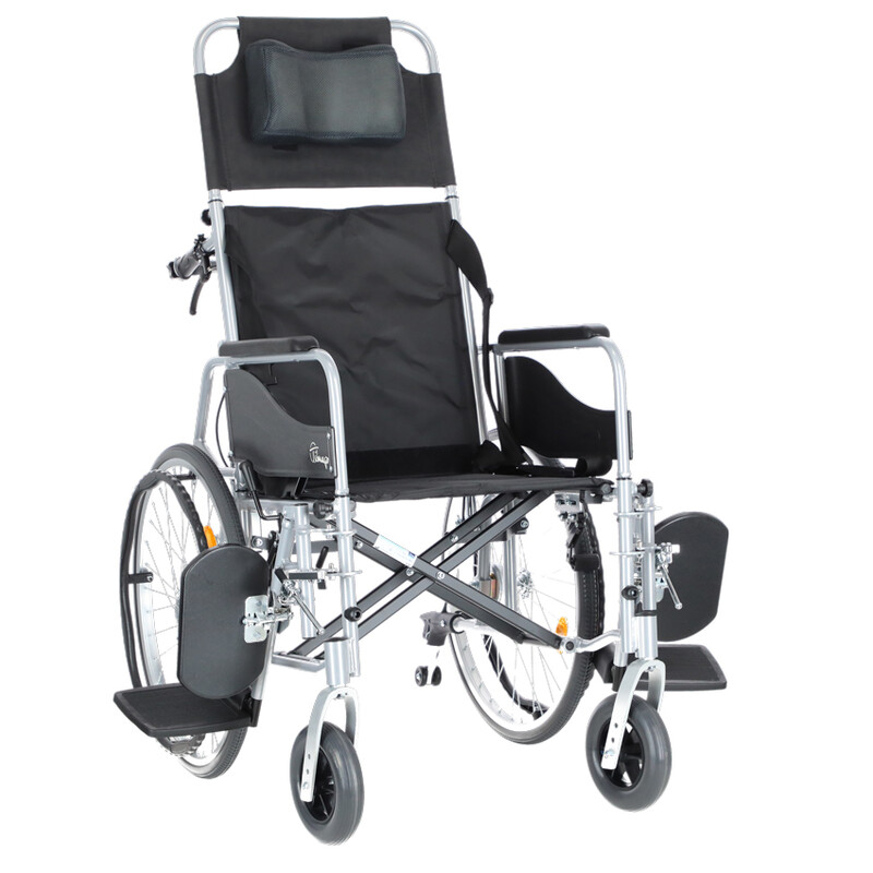 Polohovateľný invalidný vozík