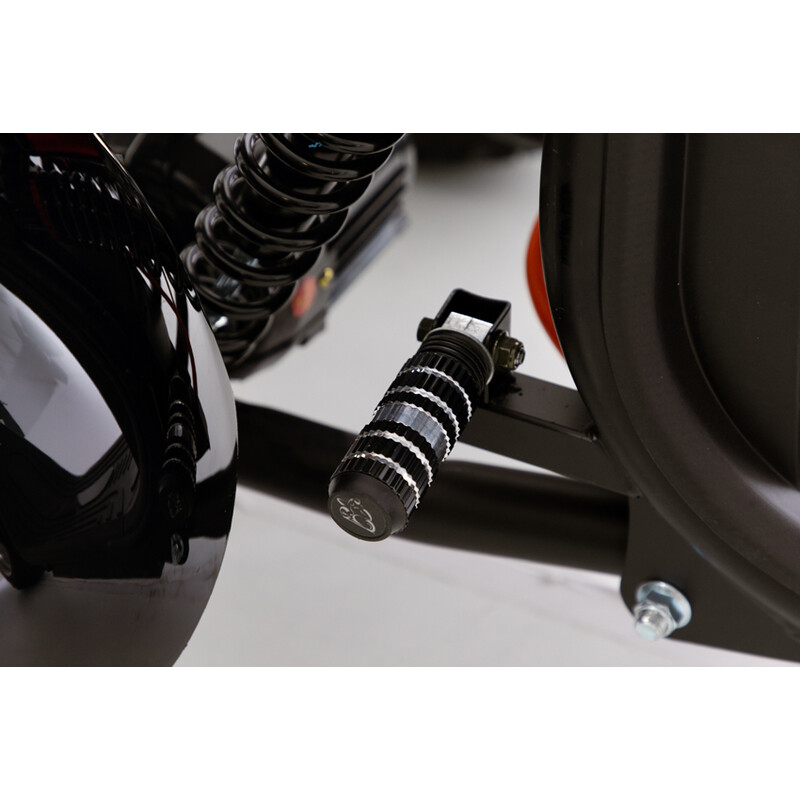 Elektrický Chopper UNIZDRAV PRO trojkolesový – výkonný 2000 W motor - HRDZA NA KONŠTRUKCII PRI BLATNÍKOCH, NAJAZDENÝCH 10 KM