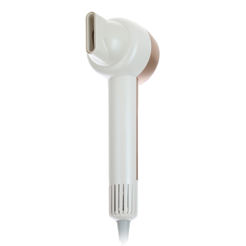 Fén na vlasy s ionizátorom vzduchu, zlato-biely