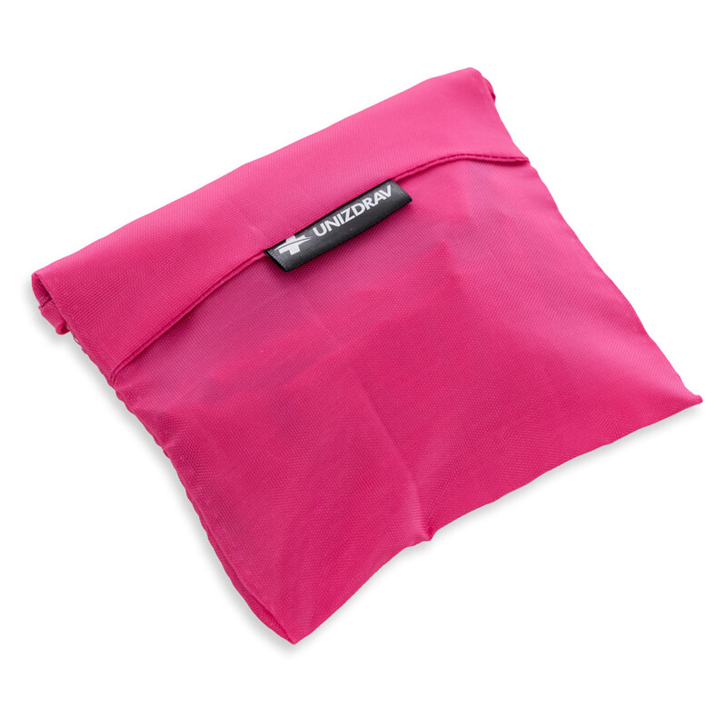 Skladacia nákupná taška UNIZDRAV, ružová