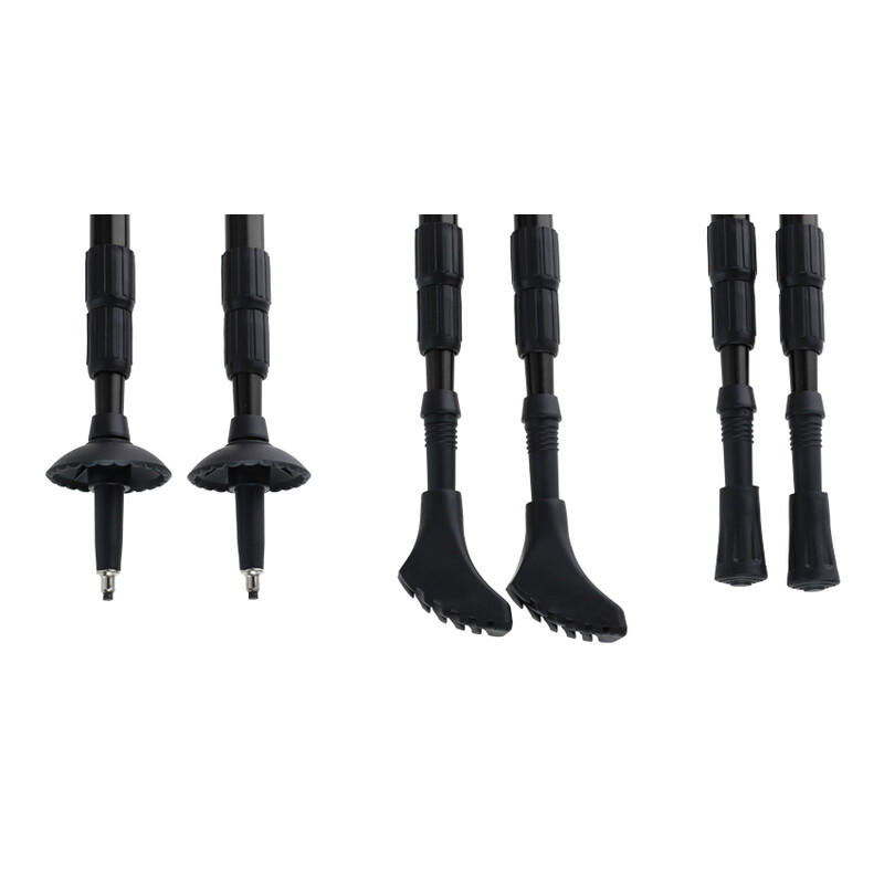 Trekingové palice, čierne