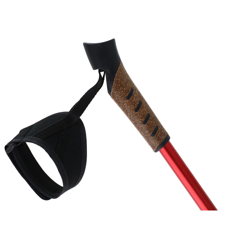 Trekingové palice, červené