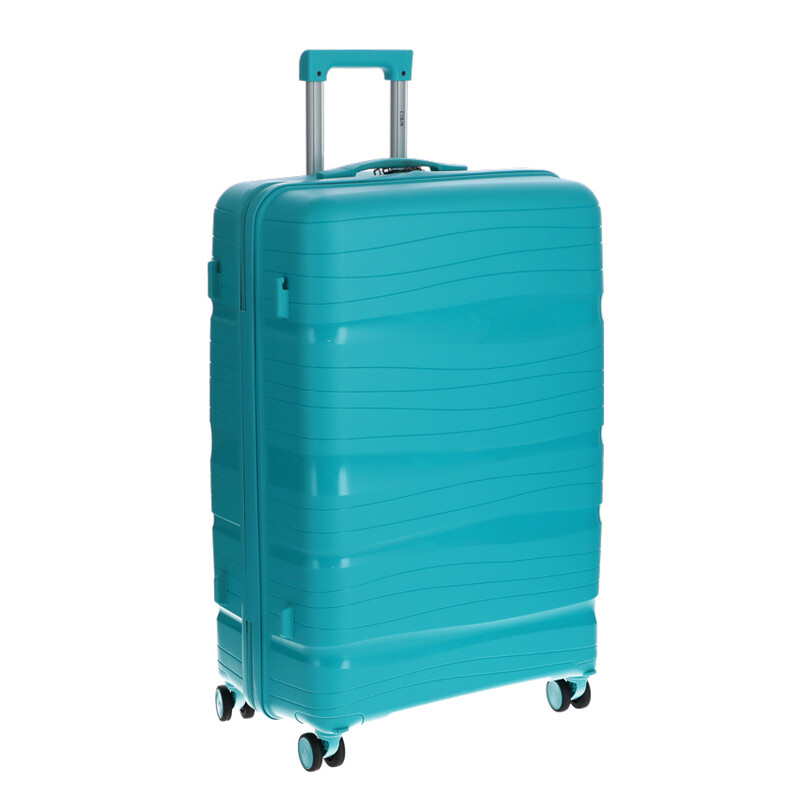 Cestovný kufor, tyrkysový