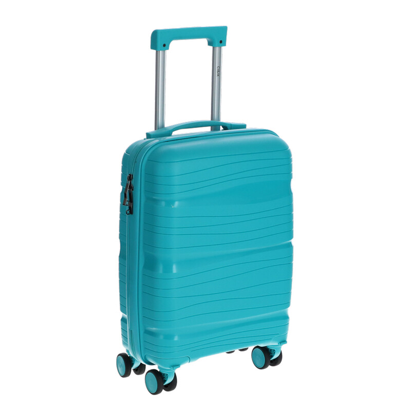 Cestovný kufor, tyrkysový