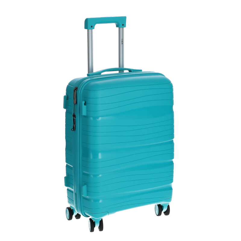 Cestovný kufor, tyrkysový