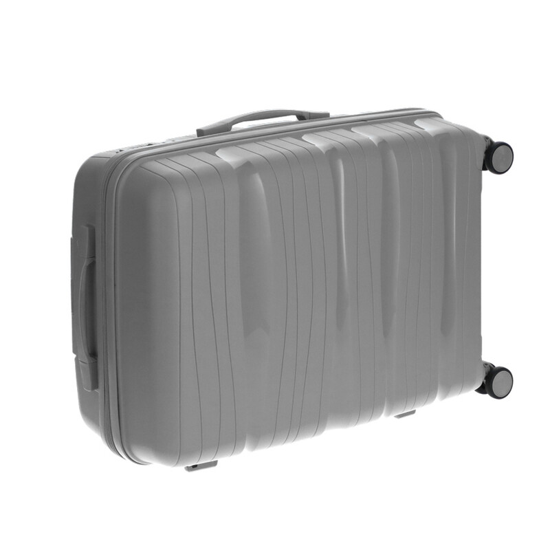 Cestovný kufor, sivý