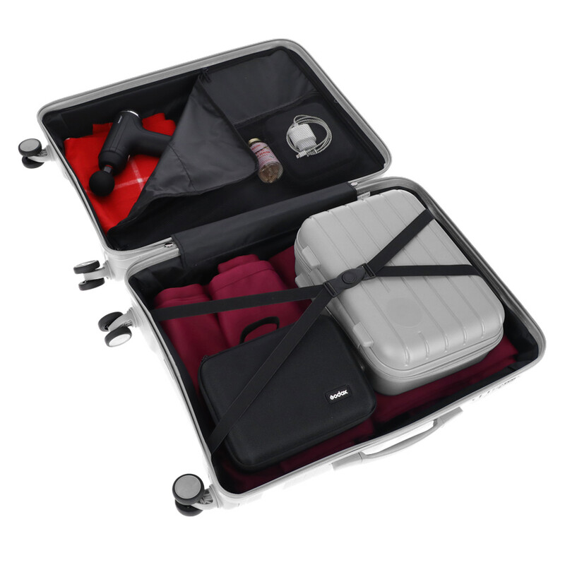 Cestovný kufor, sivý