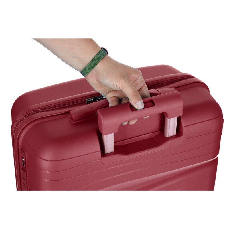 Cestovný kufor, bordový