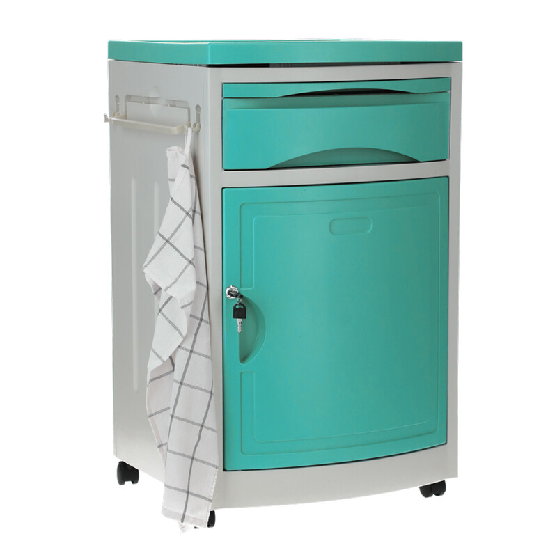 Nočný stolík MEDIK plast, mentolový