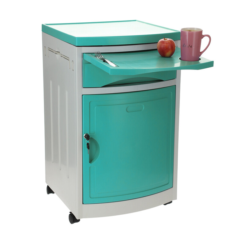 Nočný stolík MEDIK plast, mentolový