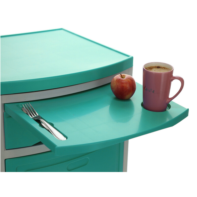 Nočný stolík MEDIK plast, mentolový