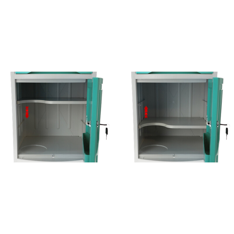 Nočný stolík MEDIK plast, mentolový