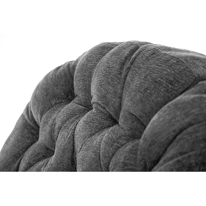 Štýlové relaxačné polohovacie kreslo TRENDY, antracitové