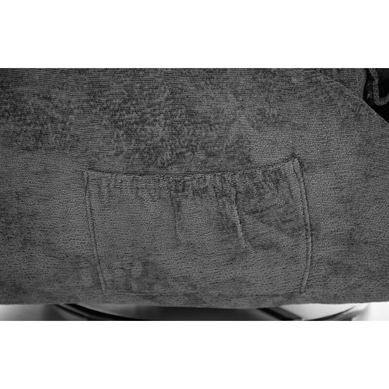 Štýlové relaxačné polohovacie kreslo TRENDY, antracitové