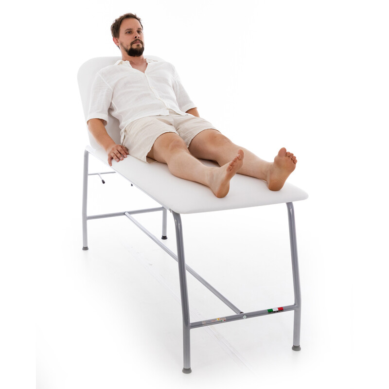 Vyšetrovacie lôžko, biele