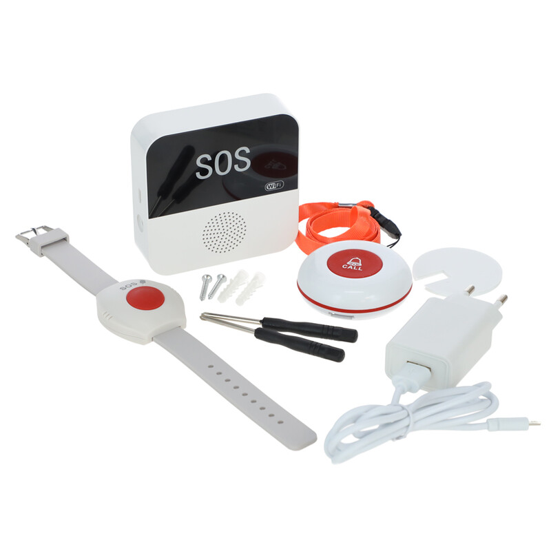 Set SOS tlačidla s alarmom a mobilnou aplikáciou