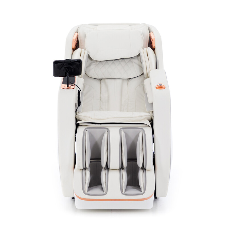 Masážne elektrické kreslo Prestige 3D MASSAGER s ionizátorom vzduchu, biele - ŠKRABANCE