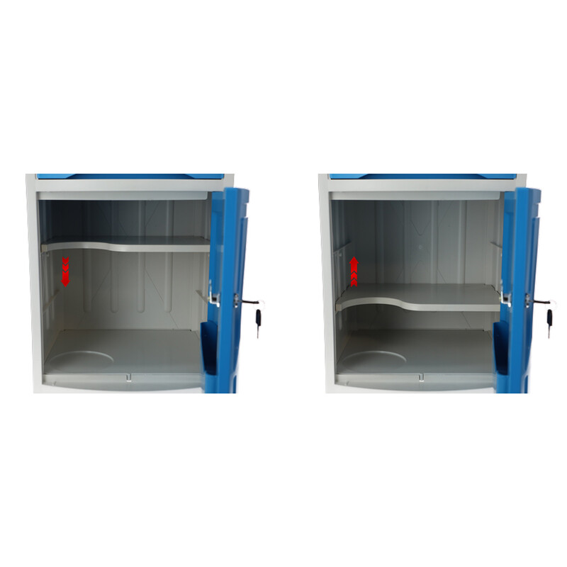 Nočný stolík MEDIK plast, modrý - ZNEČISTENÝ