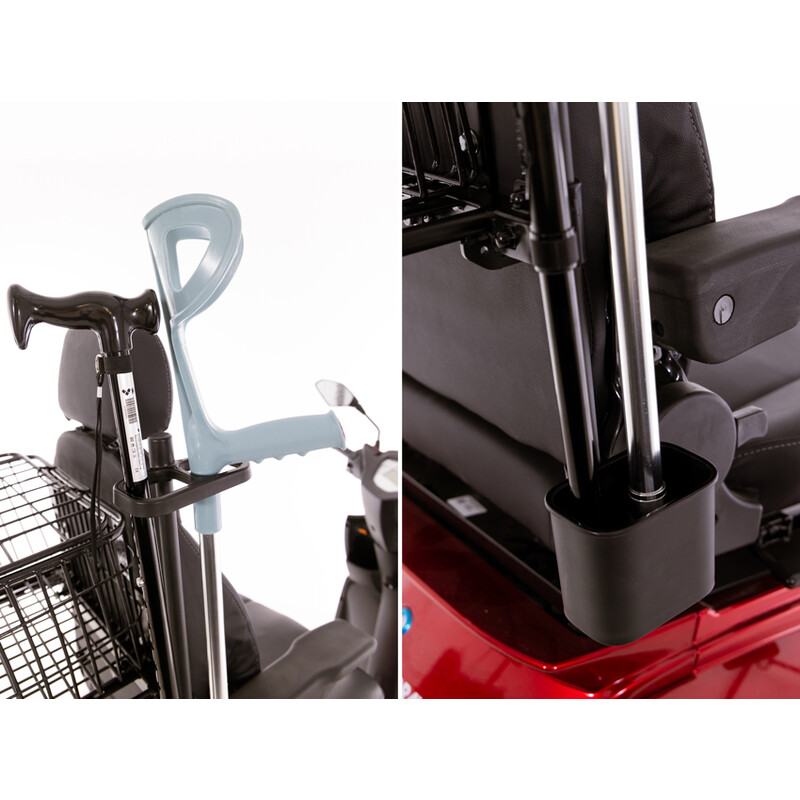 Držiak na barly a palice pre elektrické skútre